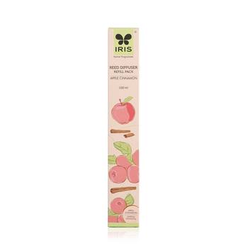 Iris reed diffuser refill pack apple cinnamon fragrance 100ml 1