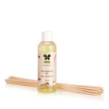 Iris reed diffuser refill pack apple cinnamon fragrance 100ml 4