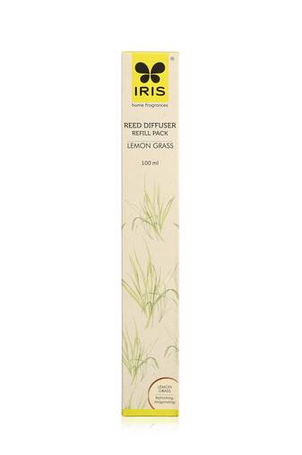Iris reed diffuser refill pack lemon grass fragrance 100ml