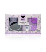 Iris lavender ceramic fragrance vaporizer set
