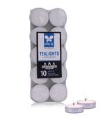 Iris unscented tea lights pack of 10