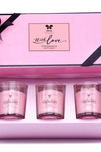 Iris fragrance votive candle 3n votive candles of 40g each fragrance- romance
