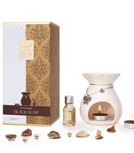 Iris celeste black oudh fragrance vaporizer with vaporizer jar 2n tealights and 15ml oil