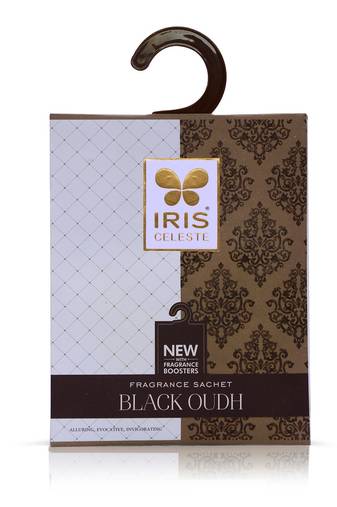 Iris celeste fragrance sachet  fragrance black oudh 15g sachet