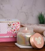 Iris celeste apothcary jar candle fragrance fleur  variant kenzo  225g 8oz pearl collection