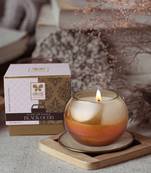 Iris celeste matka candle fragrance black oudh  variant madhina star  145g 5oz amber collection