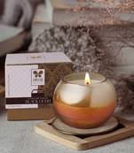 Iris celeste matka candle fragrance black oudh  variant madhina star  285g 10oz amber collection