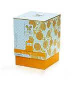 Iris celeste bell jar candle fragrance choco orange 285g 10oz gold collection