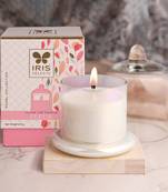 Iris celeste bell jar candle fragrance fragrance 285g 10oz pearl collection