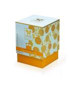Iris celeste hurricane candle fragrance choco orange 285g 10oz gold collection