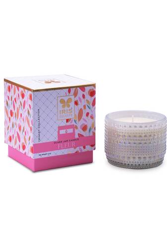 Iris celeste trinket candle fragrance fleur 113g 4oz pearl color jar