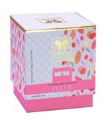 Iris celeste trinket candle fragrance fleur 113g 4oz pink color jar