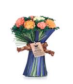 Iris home fragrances self standing multicolour flower boquet- unscented- 250g