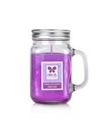 Iris home fragrances orchid mason jar candle- 310gm- burn time 40hrs