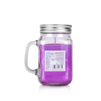 Iris home fragrances orchid mason jar candle- 310gm- burn time 40hrs 2