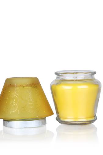 Iris home fragrances pinacolada lamp shade candle- 100gm- burn time 24hrs