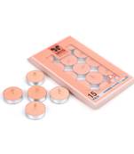 Iris homefragrances fragranced tealights- pack of 15- fragrance peach pomogranate- 9g each(set of 2)
