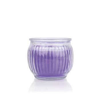 Iris homefragrances ribbed jar candle- 110g - fragrance lavender(set of 2) 1