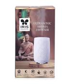 Iris celeste ultrasonic diffuser with 7 colour changing led lights- colour white