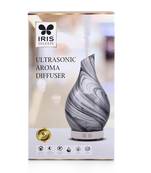 Iris celeste ultrasonic diffuser with 7 colour changing led lights- colour black and white