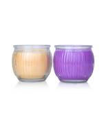 Iris homefragrances swirl jar candle- pak of 2- fragrance mango sorbet and lavender