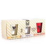 Iris homefragrances fragranced shot glass candle- pack of 3- damask rose  cool blue  mango sorbet