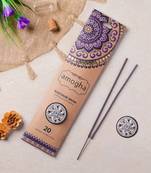 Amogha incense sticks in flat pouch with mirror holder-fragrance kasthuri musk