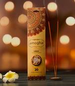 Amogha incense sticks in flat pouch with mirror holder -fragrance loban