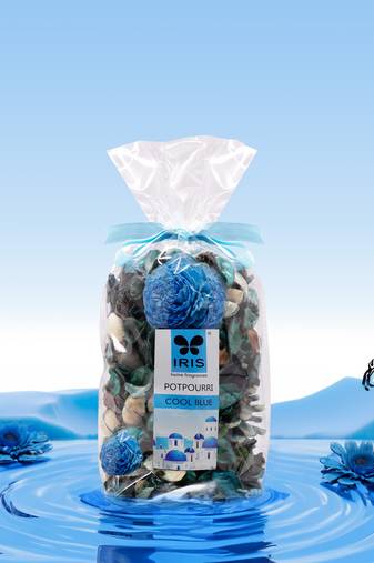 homefragrances cool blue potpourri- 140gm (set of 2)