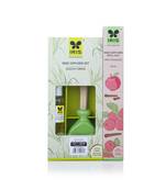 homefragrances combi pack - lemongrass reed diffuser set with 45ml oil 9" reed sticks