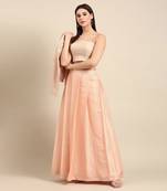 Pink RT Silk Lehenga