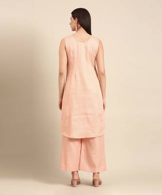 Pink rt silk cord set 4