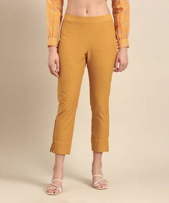Yellow malai cotton bottoms 1