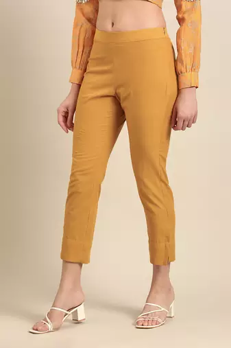 Yellow malai cotton bottoms