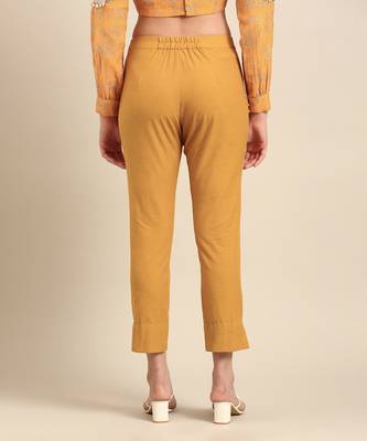 Yellow malai cotton bottoms 4
