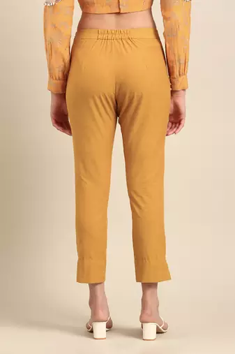 Yellow malai cotton bottoms