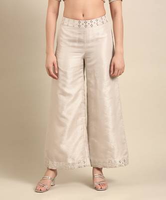 Silver kota chanderi bottoms 1