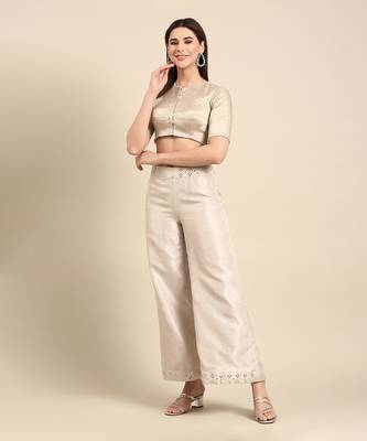 Silver kota chanderi bottoms 2
