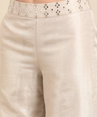 Silver kota chanderi bottoms 5