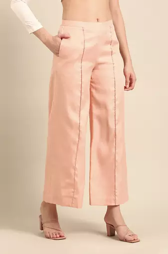 Pink rt silk bottoms