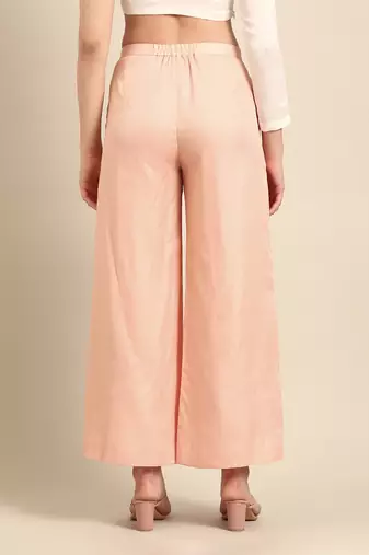 Pink rt silk bottoms