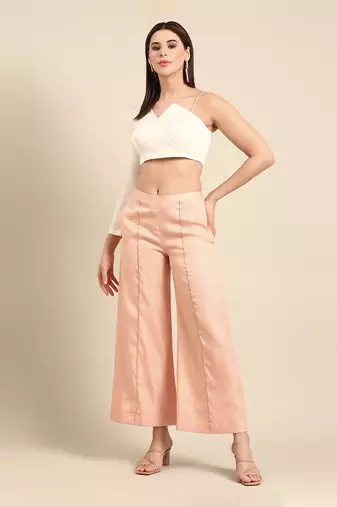 Pink rt silk bottoms