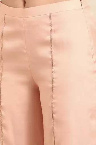 Pink rt silk bottoms