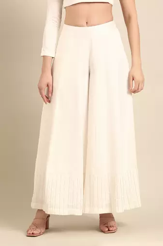 Ivory slub silk cord set