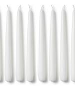 Atorakushon smokeless scented whitetall taper stick candle for home decoration & diwali puja [set of 8]