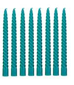 Atorakushon paraffin wax smokeless scented twisted stick candles pack of 8 (firoza)