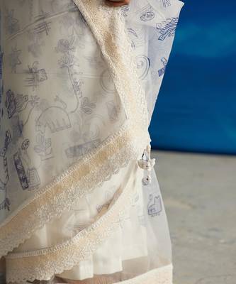 Ambrosia organza saree w/p 3