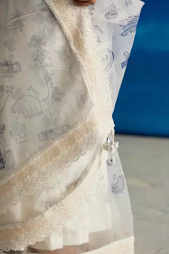 Ambrosia organza saree w/p