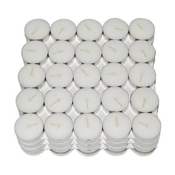 Pack of 50 unscented tea light candles 2