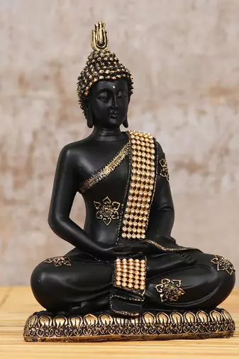 One decorative meditating lord buddha